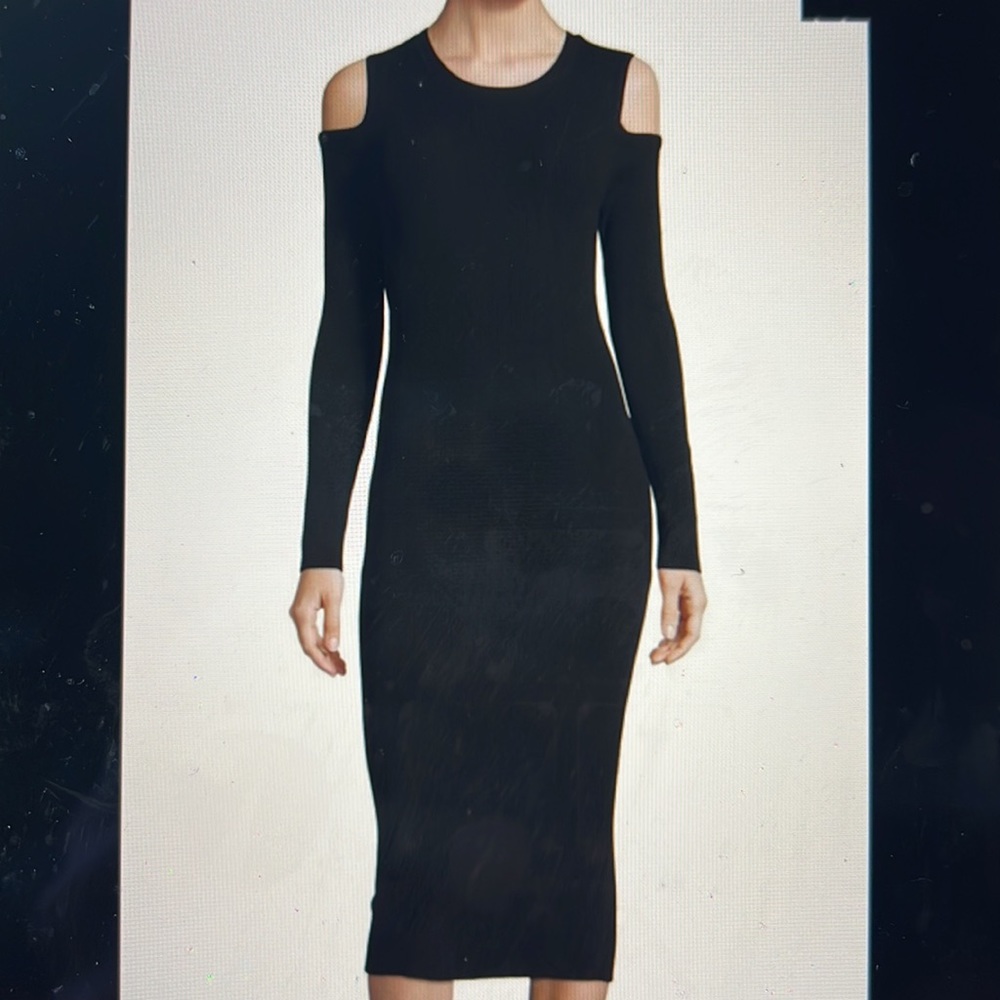 Philosophy Cold Shoulder (open shoulder) Sweater Dress Sz M
